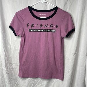 FRIENDS Purple Short Sleeve Tee